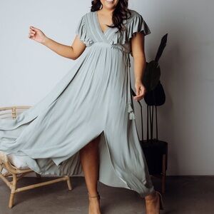 Baltic Born Sage Midi Dress